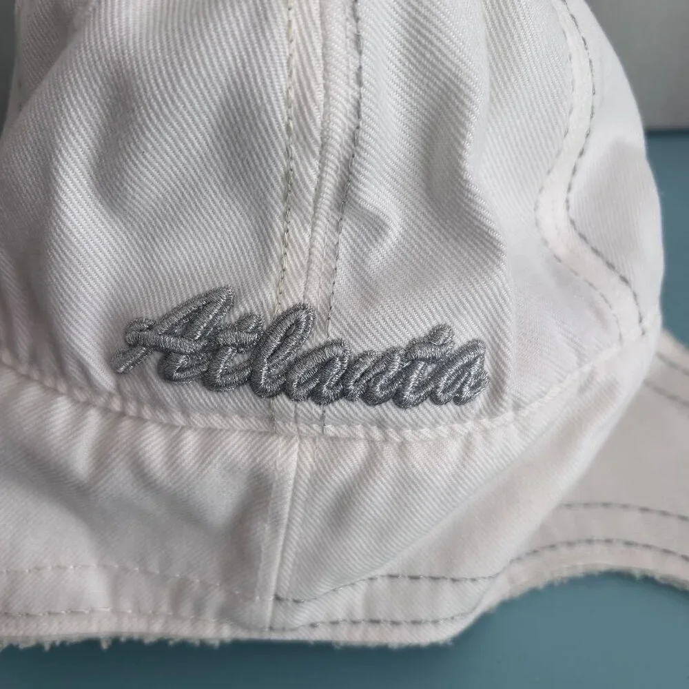Pit Bull Atlanta Script A Fleece Lined Trapper Hat Baseball Cap Ear Flaps